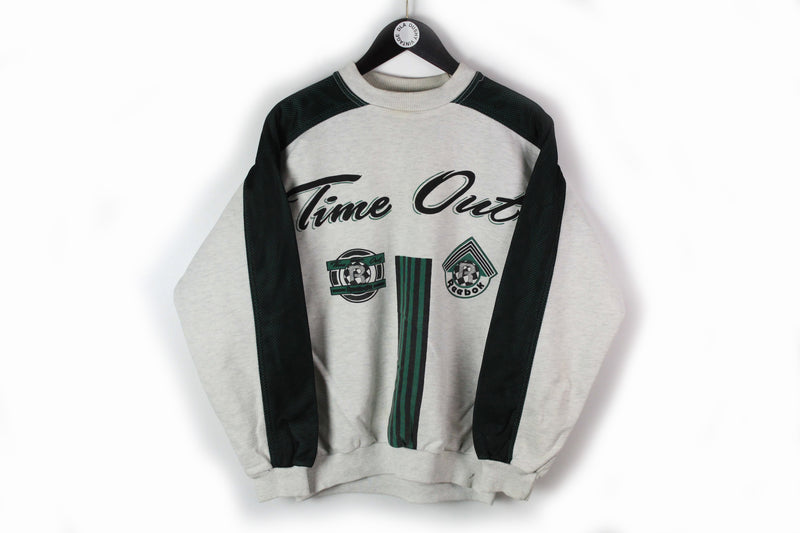 Vintage Reebok Sweatshirt Small time out football 90s sport jumper