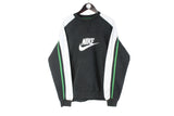 Vintage Nike Sweatshirt Large black big logo 90s retro crewneck sport jumper