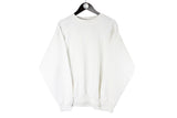 Vintage Fred Perry Sweatshirt white small logo 80s 90s retro UK sport casual crewneck jumper