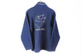 Vintage Jack Wolfskin Fleece 1/4 Zip Medium big logo 90's style outdoor sweater