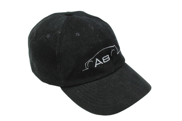 Audi A8 Cap black baseball hat 00s authentic retro style racing sport cap