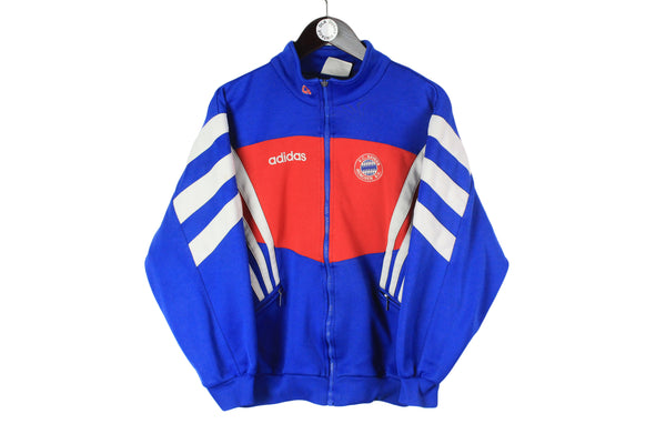 vintage ADIDAS BAYERN MUNICH authentic Track Jacket Size xs/s fan mens long sleeve athletic streetwear 90s 80s retro Germany football logo
