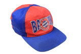 Vintage Bayern Munich Cap 90s Munchen retro style big logo blue and red hat