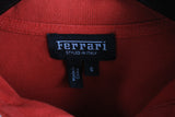 Vintage Ferrari Long Sleeve Polo T-Shirt Small