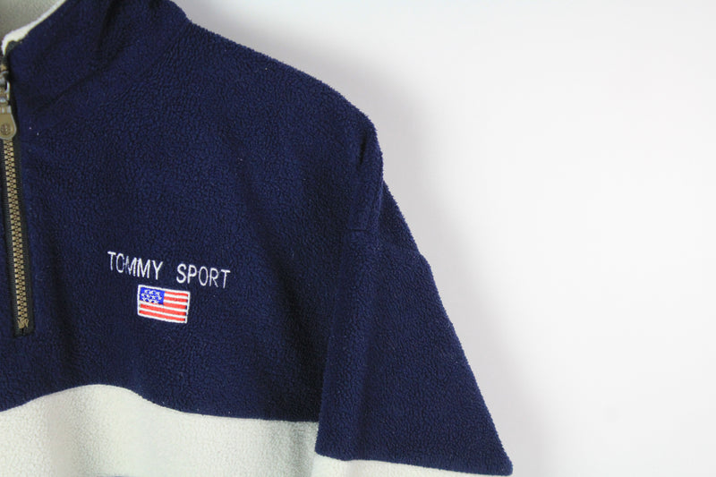 Vintage Tommy Sport Fleece 1/4 Zip Small