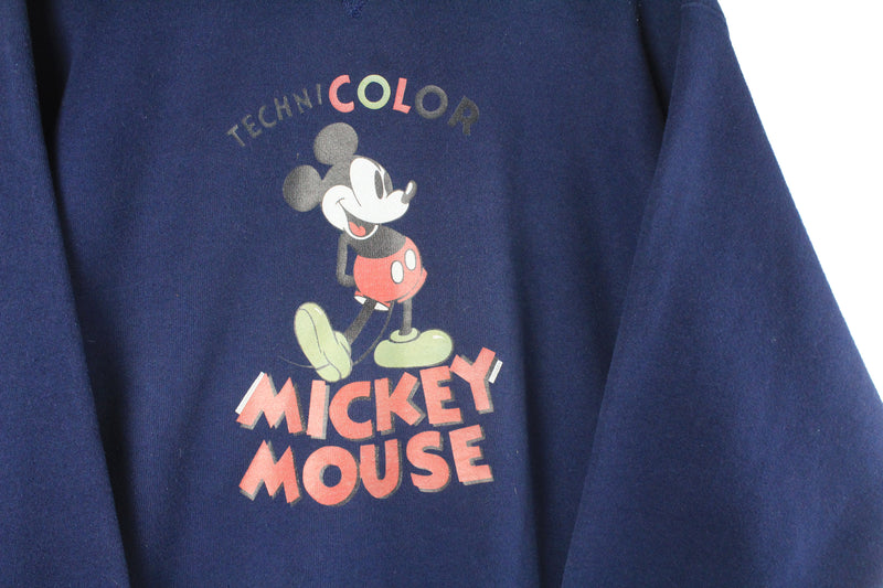 Vintage Mickey Mouse Sweatshirt Large