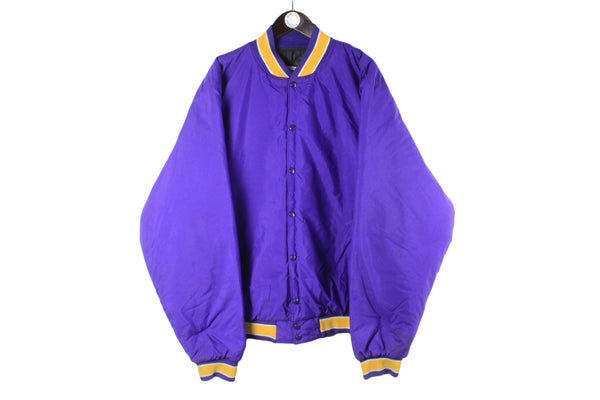 Vintage Wild Rose School District Bomber Jacket 3XLarge