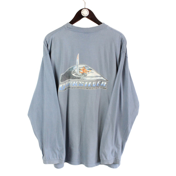 Vintage Quiksilver Long Sleeve XLarge dla T-Shirt – dushy