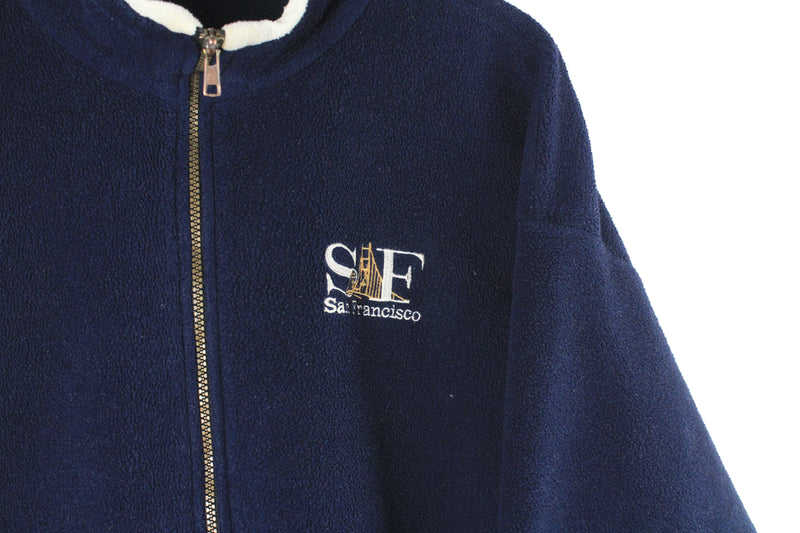 Vintage San Francisco Fleece Full Zip XLarge