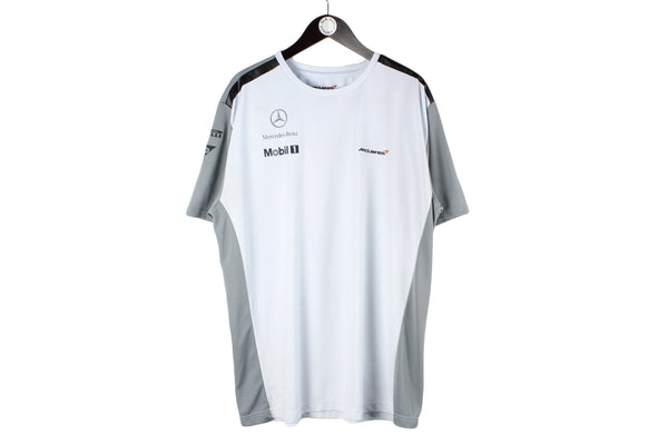 Vintage McLaren Mercedes T-Shirt racing formula 1 90s 00s rare Mercedes race wear F1 shirt