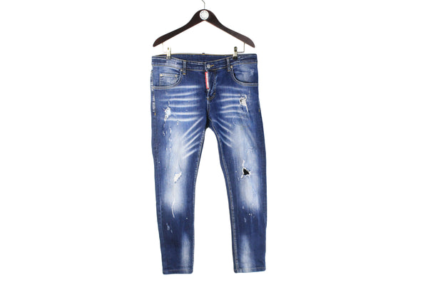 Dsquared2 Jeans 48 blue streetwear authentic luxury denim pants