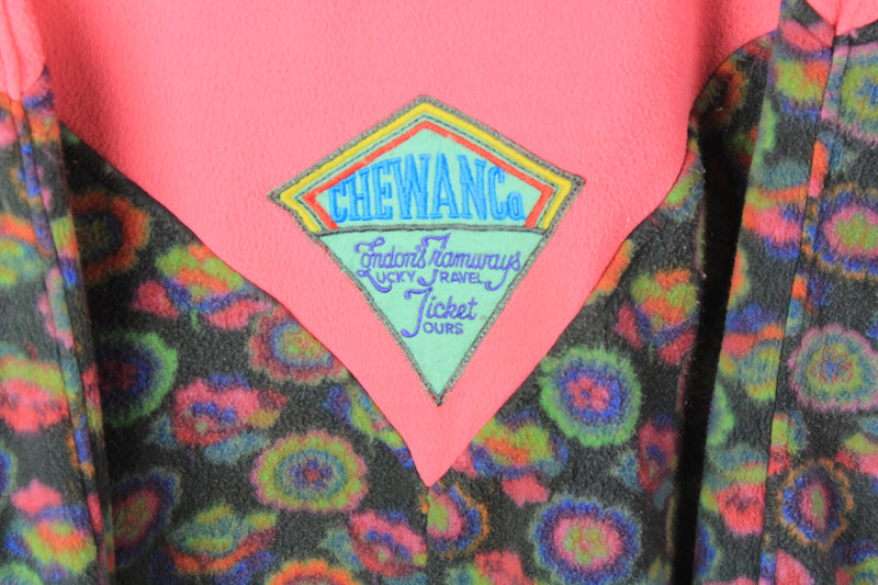 Vintage Fleece Snap Buttons Women's Medium
