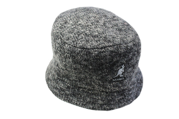 Vintage Kangol Bucket Hat gray wool 90s hip hop style
