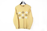 Vintage Paul & Shark Sweater Large yellow 90s classic style pullover sweater