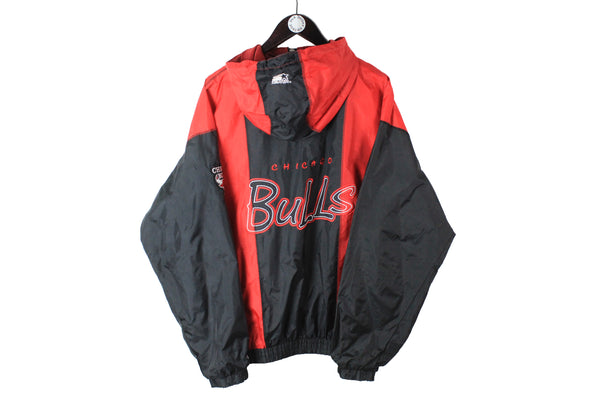 Vintage Chicago Bulls Starter Anorak Jacket XLarge