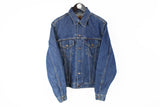 Vintage Levis Denim Jacket Large 90s jean coat
