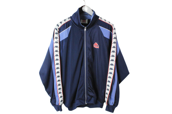Vintage Kappa Track Jacket Medium / Large blue retro style full zip sport windbreaker full sleeve logo