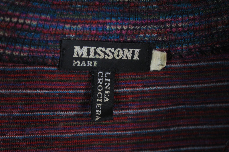 Vintage Missoni Mare Sweatshirt 1/4 Zip Small