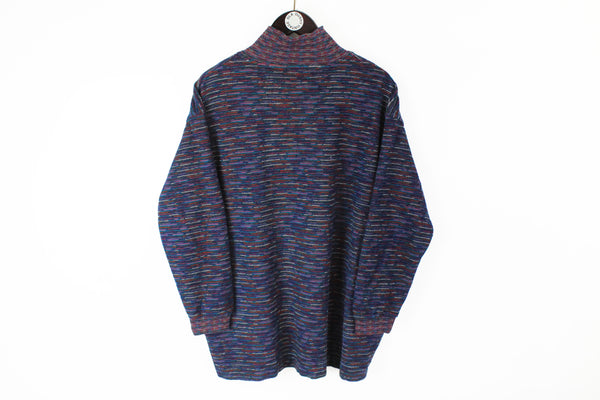 Vintage Missoni Mare Sweatshirt 1/4 Zip Small