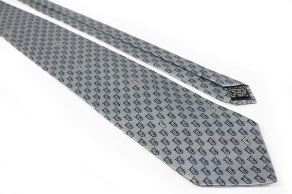 Vintage Gianni Versace Tie retro luxury 90s authentic rare silk accessories for men's multicolor