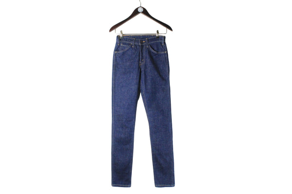 Levi's 606 Big E Jeans Women's W 25 USA classic style navy blue rare authentic streetwear work denim pants