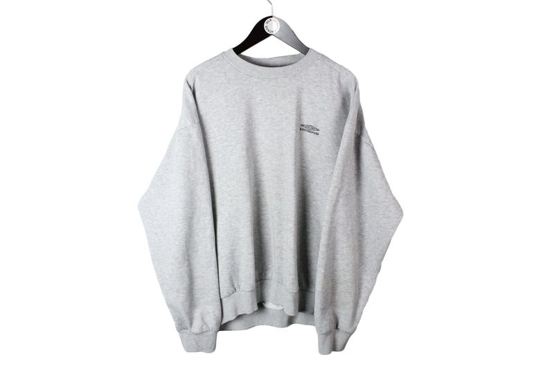 Vintage Umbro Sweatshirt XXLarge gray small logo 90's crewneck sport style jumper