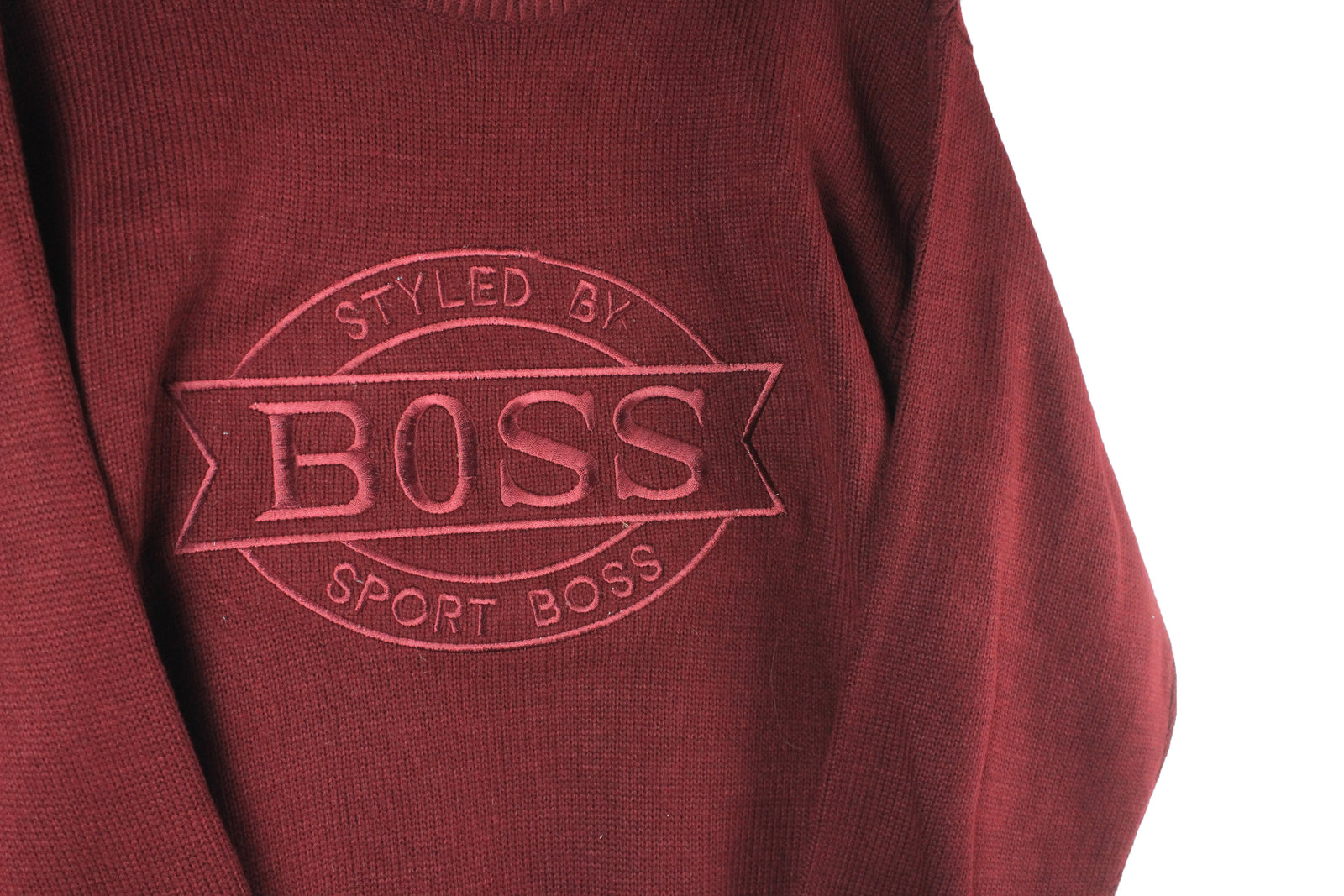 Vintage Hugo Boss Sweater Small – dla dushy