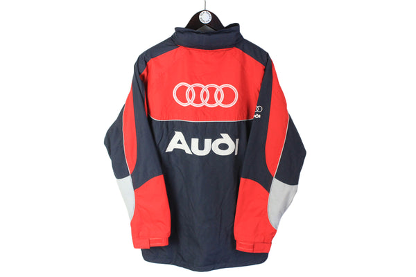 vintage Audi Jacket retro style 90's car sports wear mechanic fun coat