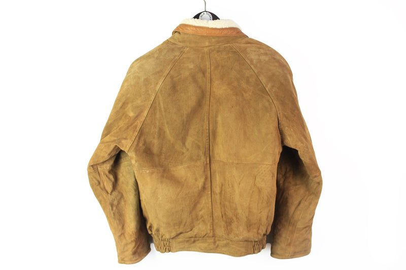 Vintage Suede Leather Jacket Small