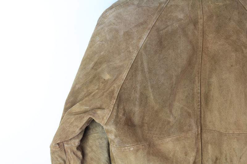 Vintage Suede Leather Jacket Small