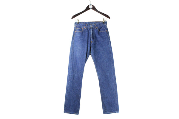 Vintage Levi's 501 Jeans W 28 L 32 blue classic 90s retro denim pants made in USA 