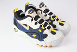 Vintage Nike Air Flexile Sneakers US 9,5 UK 7 EUR 41 white blue yellow 90s sport shoes