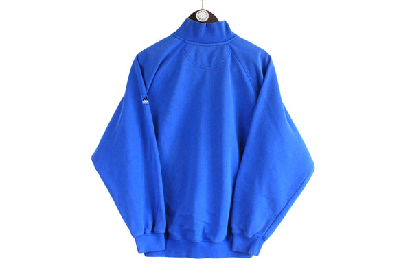 Vintage Adidas Sweatshirt 1/4 Zip Small Oversize