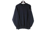 Vintage Paul & Shark Bretagne Sweater Large made in Italy pullover navy blue small logo 90s retro sport casual style