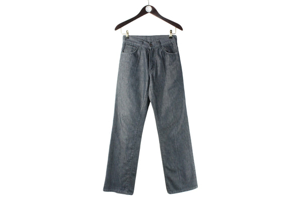 Vintage Levi's Sta-Prest Jeans W 28 L 32 gray denim trousers USA classic pants