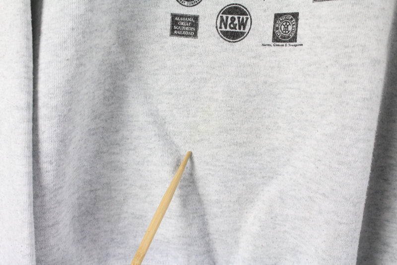 Vintage Rebel Rails 1997 Sweatshirt XLarge