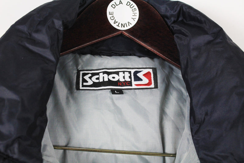 Vintage Schott Puffer Jacket Large