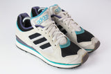 Vintage Adidas Tech Trainer Sneakers EUR 39 gray 90s sport shoes