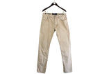 Jacob Cohen Pants 33 made in Italy luxury jeans beige brown authentic 