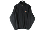 Vintage Lowe Alpine Fleece 1/4 Zip Medium black outdoor sweater 90s retro sport style jumper
