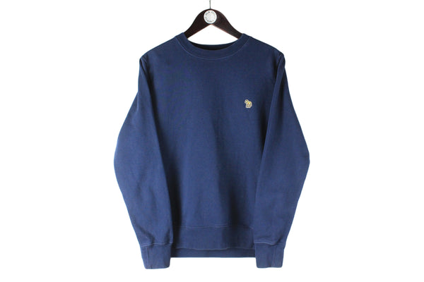 Paul Smith Sweatshirt Medium blue minimalistic crewneck authentic jumper