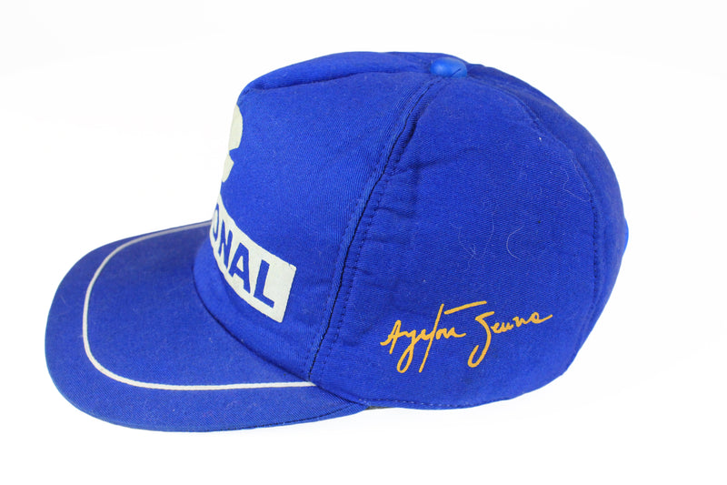 thumbnail image 2 of Ayrton Senna Nacional Hat – Retro F1 Cap, Blue, One Size, Made In Brazil 2 of 6