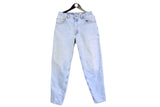 Vintage Levis Jeans classic denim pants 90's USA brand style light blue jean wear heavy work wear street style outfir