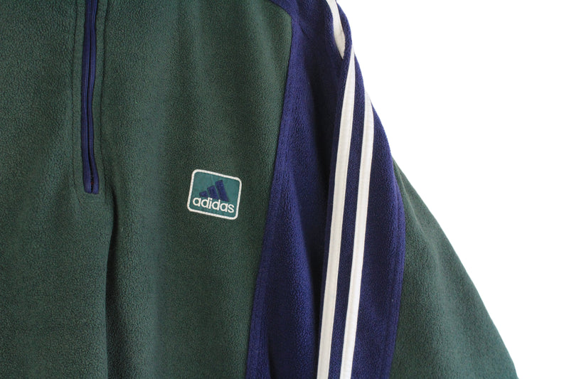 Vintage Adidas Fleece 1/4 Zip XLarge