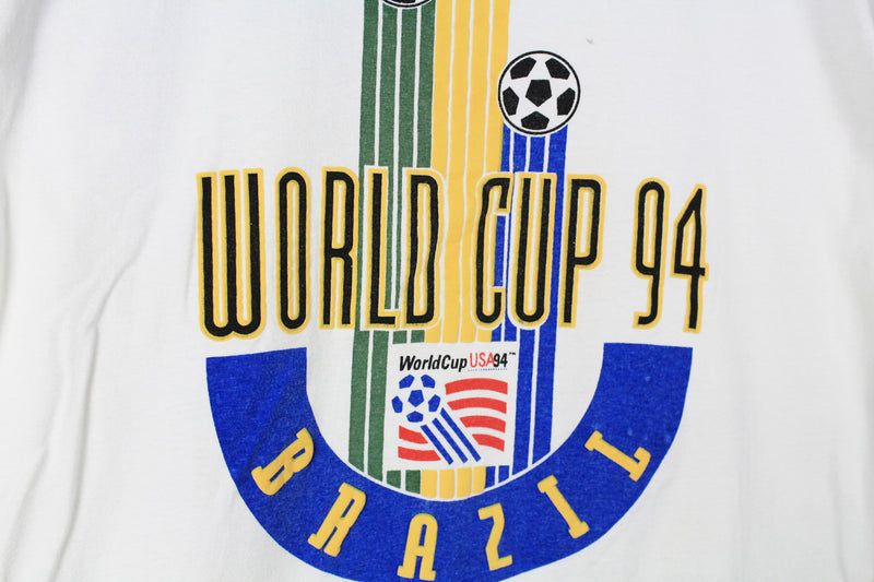 Vintage World Cup 1994 Brazil Team T-Shirt Medium / Large