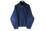 Vintage Lowe Alpine Fleece Full Zip Large navy blue full zip 90s retro sweater ski jumper