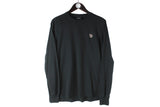 Paul Smith Sweatshirt Large black minimalistic long sleeve t-shirt crewneck London brand