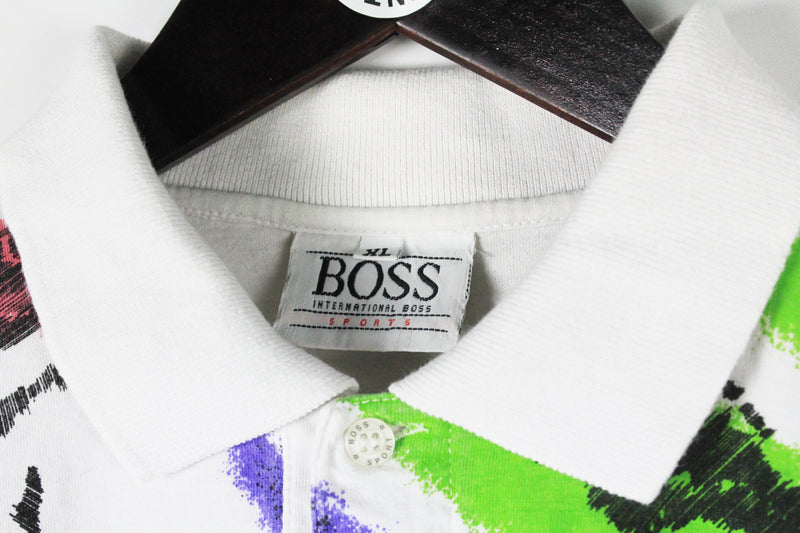 Vintage Hugo Boss Polo T-Shirt XLarge