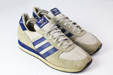 Vintage Adidas Boston Sneakers US 7 made in Taiwan 80s gray blue city series