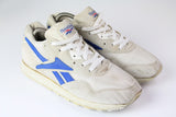 Vintage Reebok Rapide Sneakers EUR 40 gray 90s sport retro style trainers shoes